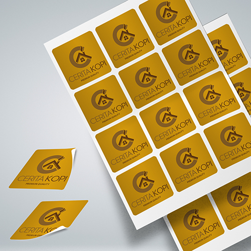 Gold stickers